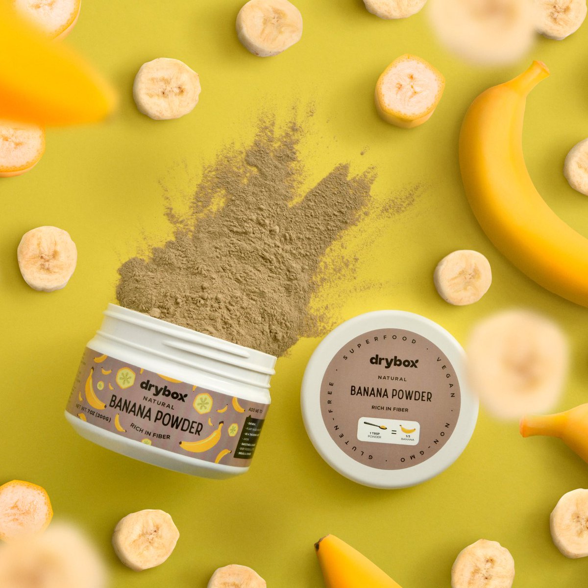 TasteDryBox's tweet photo. 🍌Sweet banana flavor is now available anytime with natural &amp; organic #drybox Banana Powder. 🍌
Ripe bananas are grown in rich Mediterranean soil and slowly dehydrated to ensure the highest nutritious value while conserving its delicious flavor.

https://t.co/tvdLXaGmJ3 https://t.co/LgrHR5BWYA