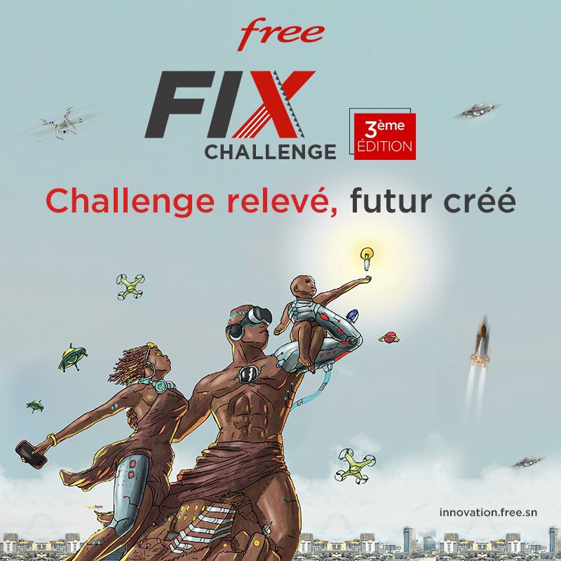 YasSenegal's tweet photo. Dans le cadre de la semaine mondiale de lâentreprenariat, Free lance la 3Ăšme Ă©dition du Free Innovation Xperience (FIX challenge) ce jeudi 17 novembre au phare des mamelles Ă partir de 16h30. #Fixchallenge https://t.co/hgHER565b1