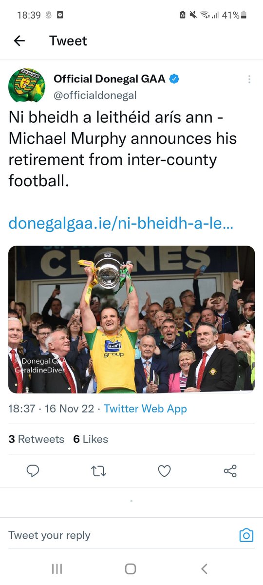 flanaganfergal's tweet photo. My favourite player off all time. One of the greatest to ever play the game. Michael Murphy the 🐐 https://t.co/iVpBhfMkeK