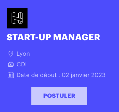 Je recherche un(e) start-up manager pour rejoindre l'équipe <a href="/H7Lyon/">H7</a>. Le job est passionnant, intense et un excellent tremplin vers l'entrepreneuriat. A vos candidatures ✅ #Job #Startup

h7.welcomekit.co/companies/h7/j…
