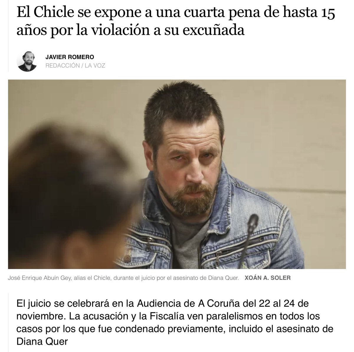 JcQuer's tweet photo. La ministra de Igualdad acusa a los jueces de incumplir su ley del “Sí es Sí” que rebaja las penas a los violadores. Es la misma que calificaba de inhumano aplicar la prisión permanente revisable al violador y asesino de mi hija, Diana Quer. Lleva ya 3 víctimas. Sórdida ministra. https://t.co/8iys84umn6