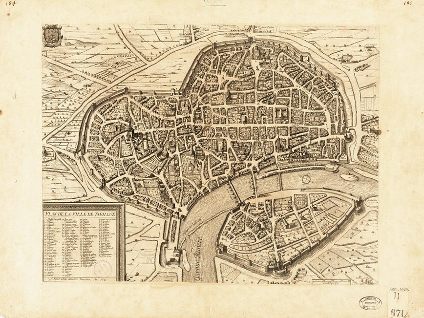 Aujourd'hui, journée internationale des Systèmes d'Information Géographique #GISDay. Profitez-en pour venir sur UrbanHist 🗺️, le SIG des <a href="/ToulouseArchive/">Archives de Toulouse</a>. Quelques évolutions notables depuis 1631 ... urban-hist.toulouse.fr/uhplus/?contex…
📷Archives municipales, II671.