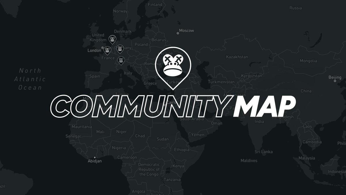 EAPESCLUB's tweet photo. Our Ape Community Map is back!

- Map shows staked AND unstaked apes in wallets
- Social account contacts
- Leaderboard including prime and whale wallet
- Search for holders by ape number
- Send tx messages to holder wallets directly from the dApp. 

Visit https://t.co/ow5qAGR8yh https://t.co/yaoTJDBIQJ