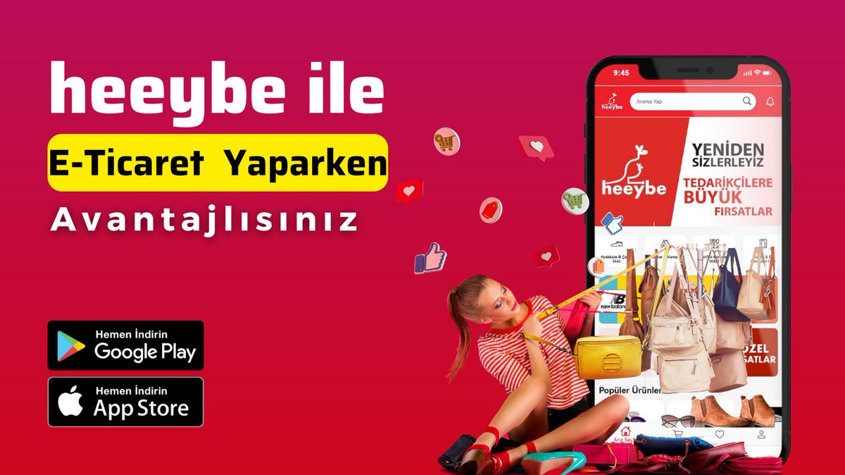 heeybe ile e-ticaret yaparken avantajlısınız.
Hemen mağazanı aç ürünlerini yüklemeye başla %0 komisyon oranlarından ve kampanyasından sende faydalan . #heeybe #heybe #heybecom #heeybecom #eticaret #alışveriş #kampanya #indirim #kasım #online