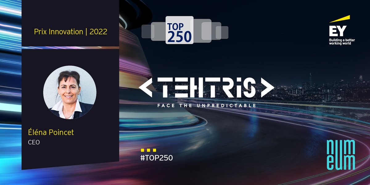 2e prix de la soirée, le Prix innovation, est décerné à <a href="/tehtris_elena/">Éléna POINCET</a>, pour <a href="/tehtris/">TEHTRIS</a>, une solution qui lutte contre le #ransomware ! 

#TOP250NUM