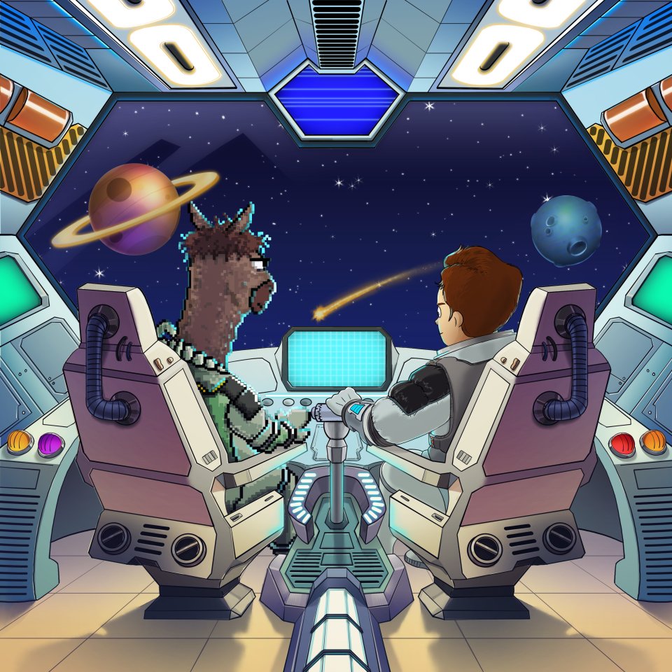 A $SPIT handshake between two powerful communities has been achieved. 

The Llamas are now official partners of the Passengers. A step towards prosperity across the cosmos.

The <a href="/Llamaverse_/">Llamaverse</a> is on our side. #UniteTheUniverse