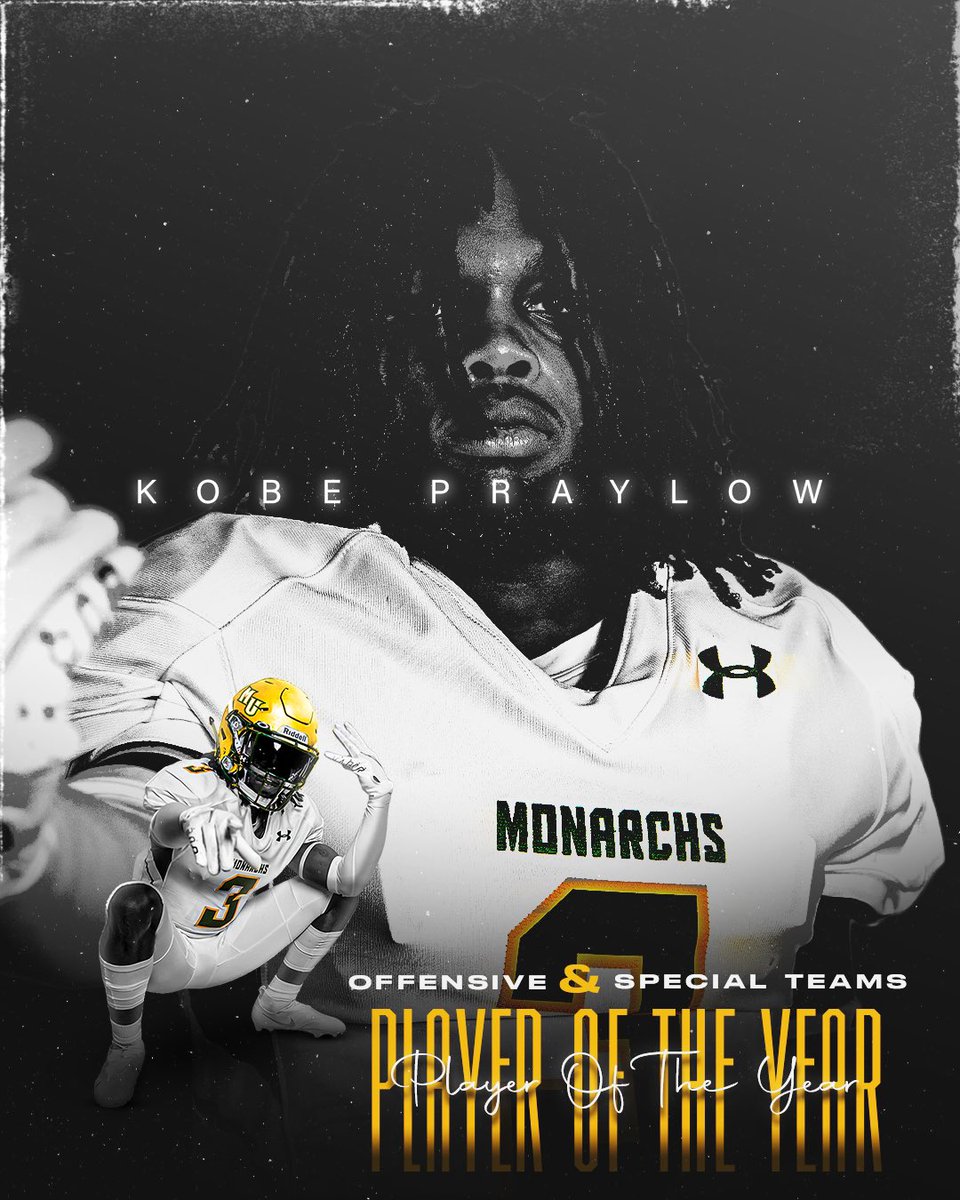 Methodist_FB's tweet photo. Congratulations to Kobe Praylow for winning USA-South Offensive &amp; Special Teams Player of the Year❗️ https://t.co/YITuFEUcXK