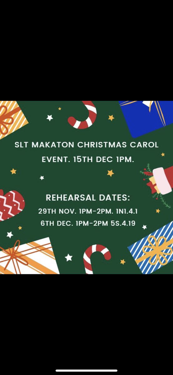 SLTsocietyEssex's tweet photo. We will be holding a Makaton Christmas Carol event on the 15th of December, rehearsals will take place on the 29th November and the 6th of December ✨ https://t.co/Zy5aBqPAr9