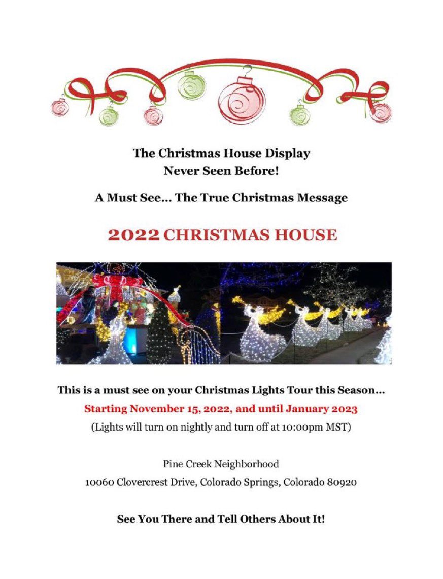 Kendra508's tweet photo. @CBSNewsColorado This years display of the Christmas House is something you DON’T want to miss! Year after year, this house displays the REAL meaning of Christmas and this year is like NO OTHER! Go check it out!! #TheChristmasHouse #KeepingChristInChristmas https://t.co/SPenHRXaUc