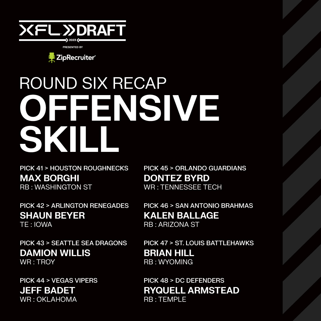TheUFL's tweet photo. These guys cannot wait to hit the field 💪 #XFLDraft https://t.co/K6Y0LJWvTn