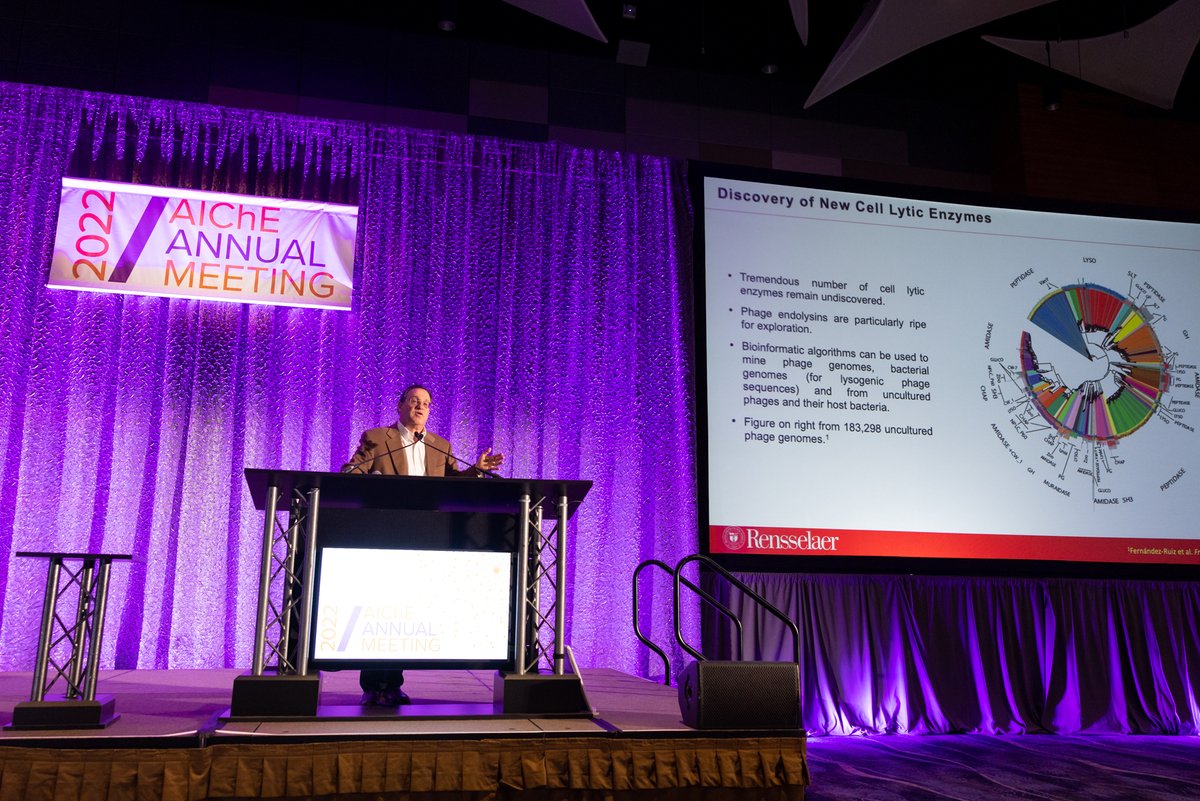 ChEnected's tweet photo. Check out some of the highlights from Tuesday, Nov 15 at the #AIChEAnnual meeting - our very first AIChE 3MT competition, the Andreas Acrivos Award Lecture presented by Kristala Jones Prather, the SBE James E. Bailey Award Lecture given by Jonathan Dordick , and so much more. https://t.co/7DfjFr0X3G