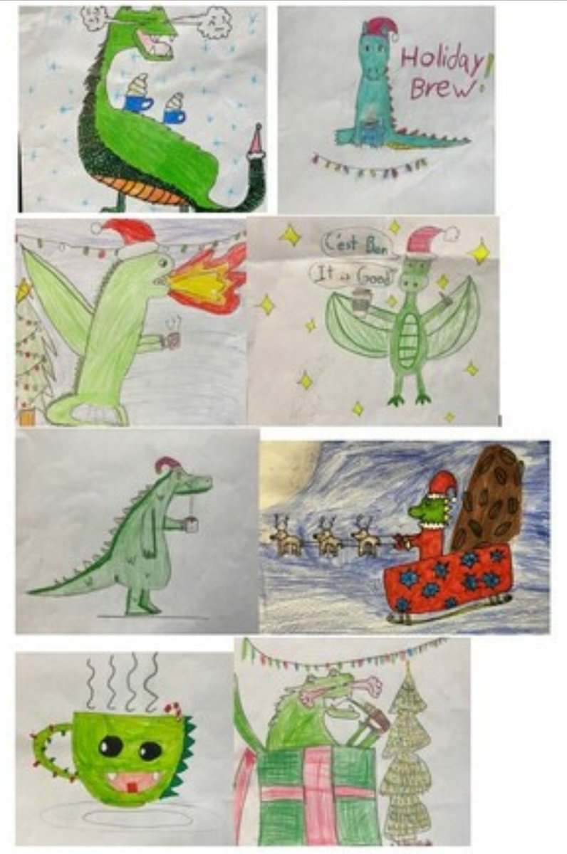 Congratulations to our students for their time to create our Cuppers Coffee Holiday Brew Labels!
Thank you to our students and community members for voting. We had the most amount of community votes with over 1000 people participating!