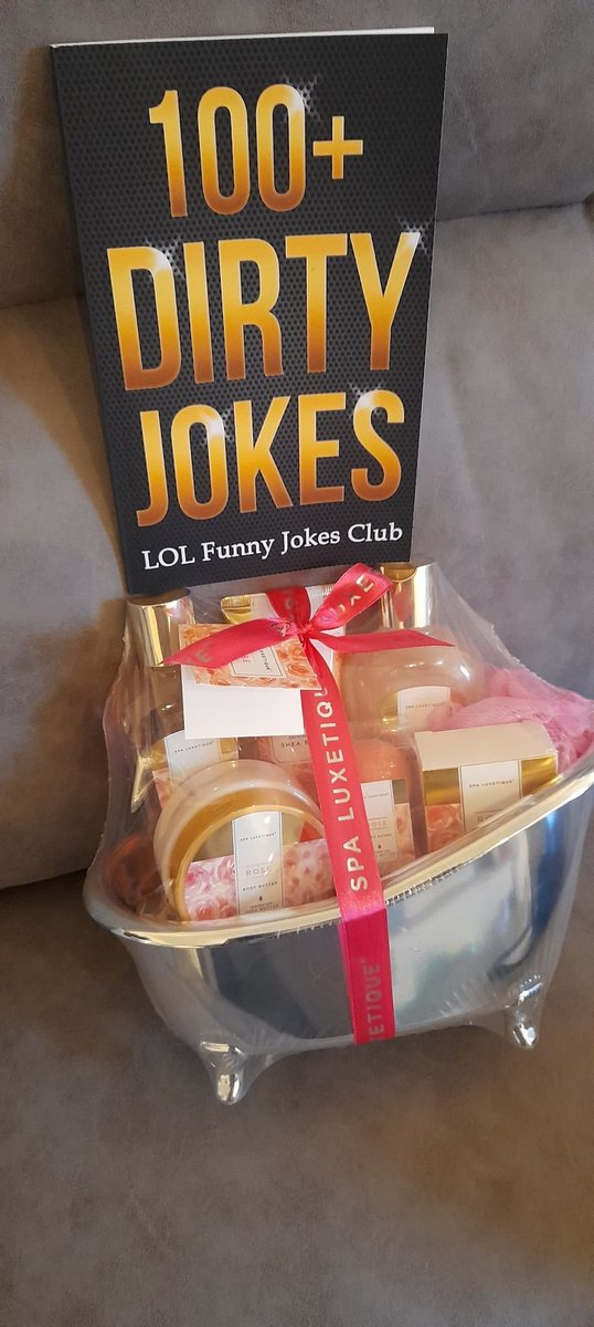 booster78's tweet photo. A big shout out to @Bxkid7  for this lovely present(s) for my birthday! I will enjoy them for sure! #birthday #present #rudejokes #spa https://t.co/Ov6ZleeQbx