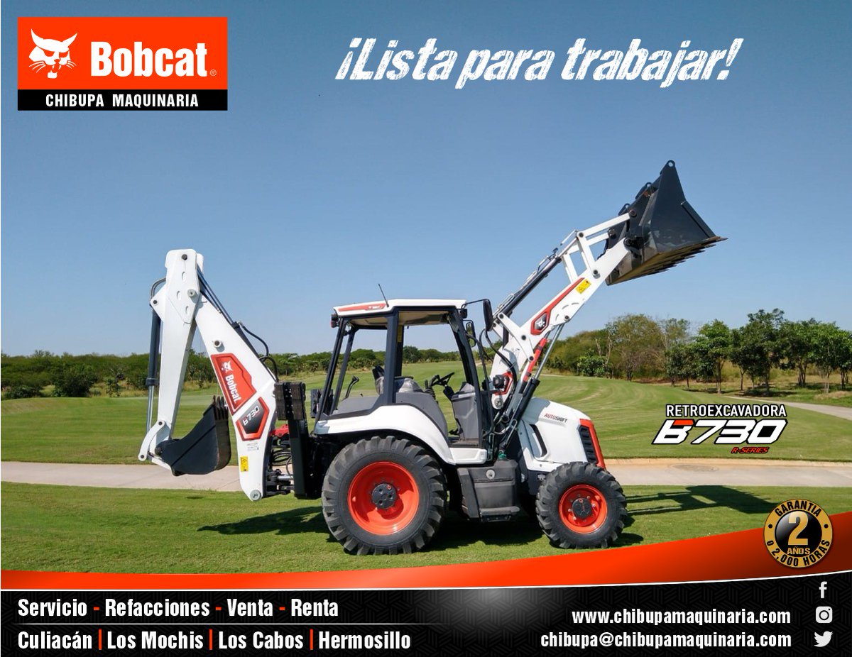 Chibupa's tweet photo. Cualquiera que sean sus tareas diarias ya sean en el sector de la construcción, minería, ganadería, agricultura, etc., no importa lo difícil que puedan ser, con la Retroexcavadora Bobcat B730-R lo hará de la manera mas eficiente y potente.
#Chibupa #Bobcat #Retro #B730 https://t.co/lhOKmVMdbP