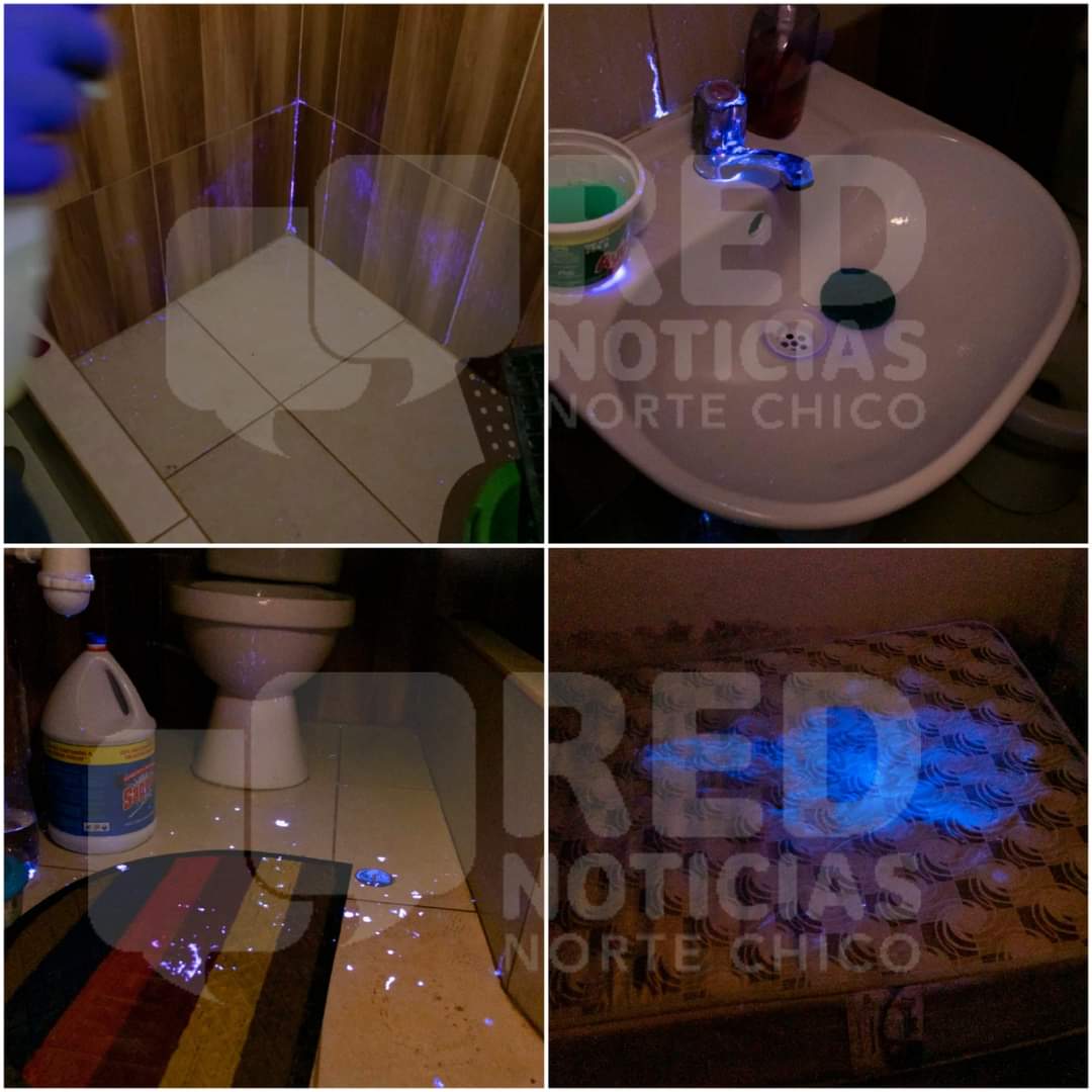 unchasqui's tweet photo. [ÚLTIMO] En Huacho, las pruebas de luminol realizadas en vivienda de Juan Pablo Villafuerte Pinto dan positivo para sangre humana. Los ambientes donde se hallaron fueron en la ducha, lavadero e inodoro. En esta casa habría vivido junto a Blanca Arellano, quien era su pareja. 👇 https://t.co/WwaGWSd55E