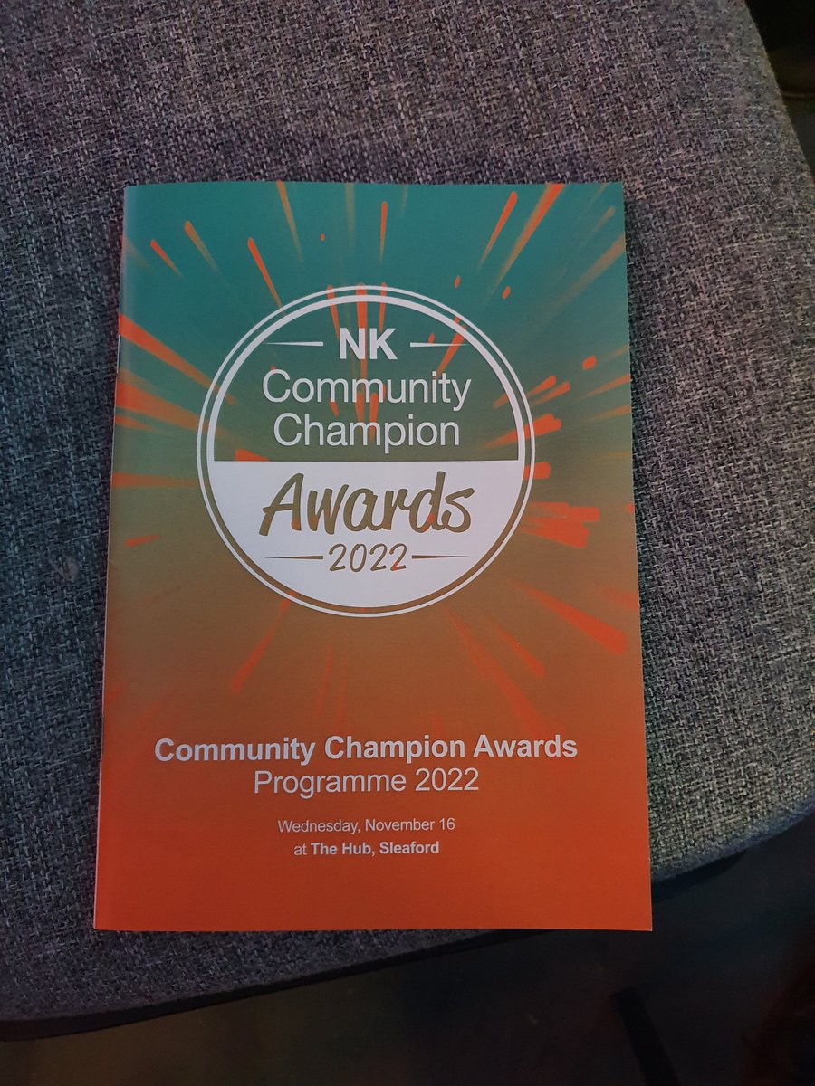 AndyHubbert1's tweet photo. We're at the Hub in Sleaford  tonight  for the NK Community Champions Awards. https://t.co/25f6RV45uM