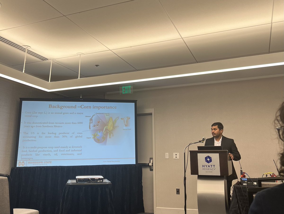 ranadheer_rv's tweet photo. I'm delighted I had the opportunity to present my MS thesis work at the 2022 ASA CSSA SSSA International Annual Meeting in Baltimore. It has been a wonderful experience; looking forward to St. Louis, 2023.
#ASA #CSSA #SSSA https://t.co/sCCJQTP04A