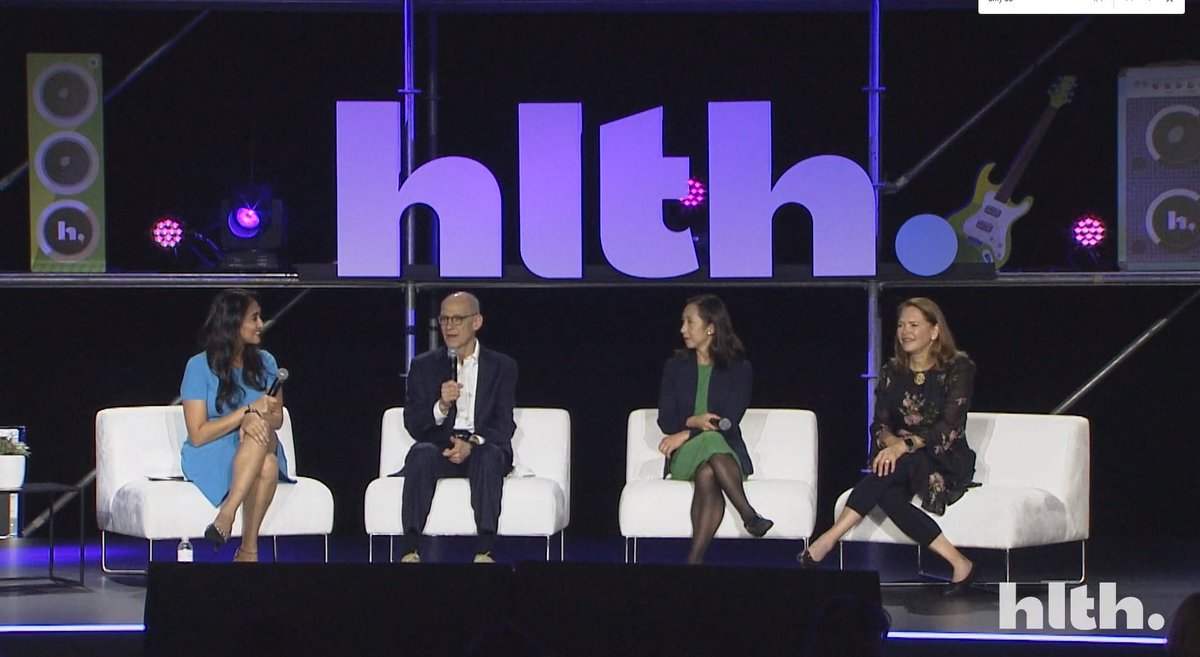 There's a 24-hour delay in streaming the #HLTH22 sessions, so I'm finally now just watching my friend @AnjKhem do a stellar job moderating a panel on The Broken Trust Between Public and Health. w/ @dramyabernethy @ZekeEmanuel and @DrLeanaWen