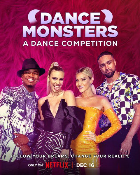 NetflixLifee's tweet photo. Netflix will release the new dance competition series #DanceMonsters on Dec. 16. Here’s the synopsis:

Amateur dancers disguised as CGI avatars compete to win $250,000. Ne-Yo, Lele Pons, and Ashley Banjo are judges, and Ashley Roberts serves as host. https://t.co/9kN2zFxeDR
