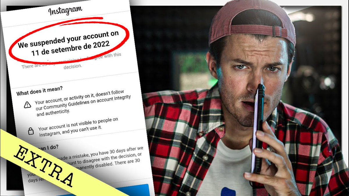 TamayoStuff's tweet image. Hace unas semanas mi cuenta de Instagram fue suspendida. Fui víctima de una suerte de “extorsión” moderna…

Hoy os cuento que método usan ciertos indeseables para eliminar cuentas de Instagram y logro contactar con quien tiró la mía y la de Lord Draugr.

youtu.be/V6cj2yNvj7s