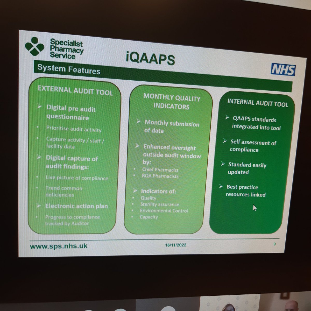 <a href="/APTUKTechnical/">APTUK Technical Services Branch</a> Services Branch Meeting are learning about the system features of the new #iQAAPS tool and how it can support units improve compliance.