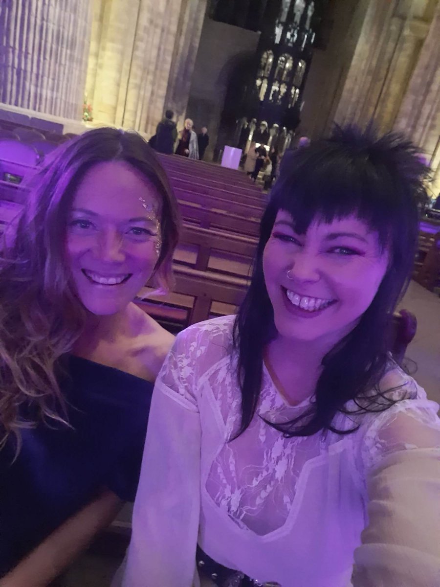 UncagedAerial's tweet photo. What a privilege to be finalists and to perform at #NECultureAwards Such a wonderful venue and a great evening. Here we are watching the show afterwards Congratulations to all and especially @FireStationSun !! https://t.co/wIzzznwMrM