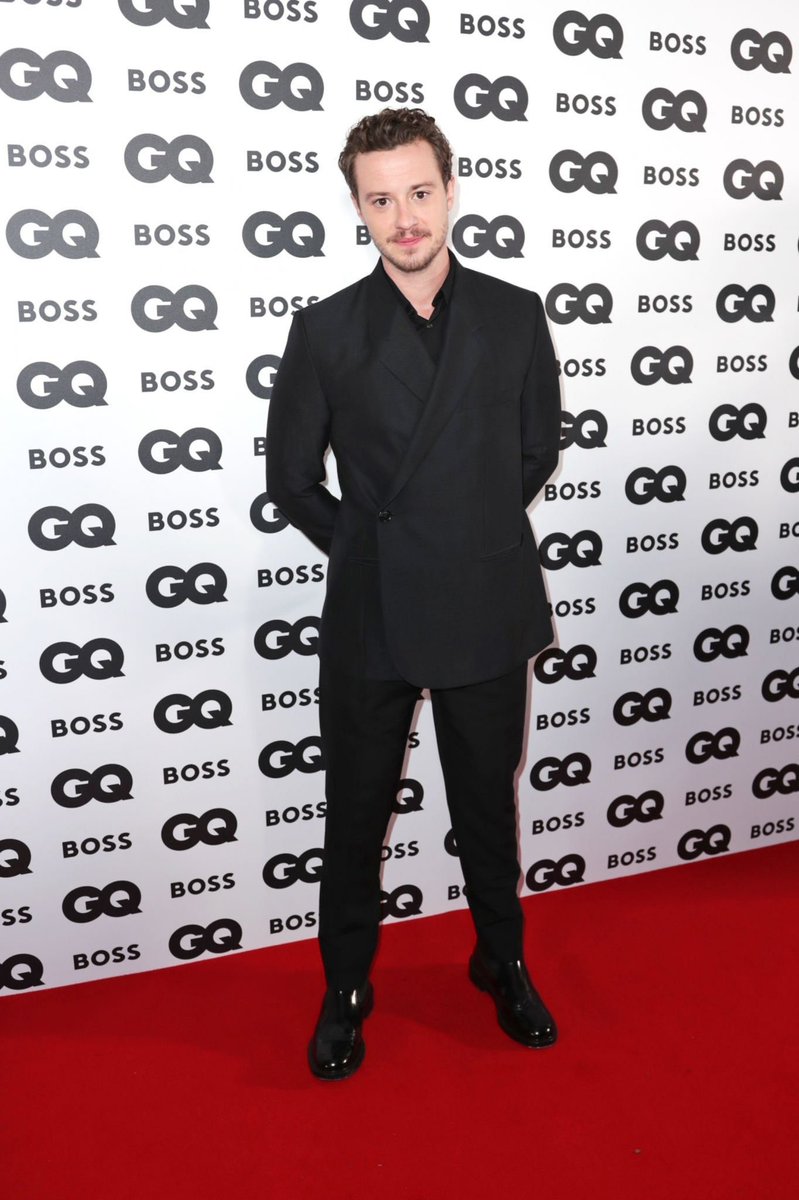 popcultureshub's tweet photo. Joseph Quinn attends the GQ Men Of The Year Awards. https://t.co/dRgpS0Qizq