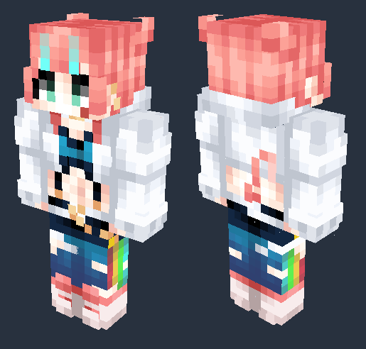 burning0ld's tweet photo. Commission for @WeissCreamCake (TW: NSFW content in their profile) !
Neon Katt, from RWBY! As seen in volume 7 :]
I had a lot of fun making this skin, as usual!
#Minecraft #Minecraftskin #Minecraftcommission #Skincommission #RWBY #NeonKatt #NyanCat #MCSkin https://t.co/00Mn1a0Wve