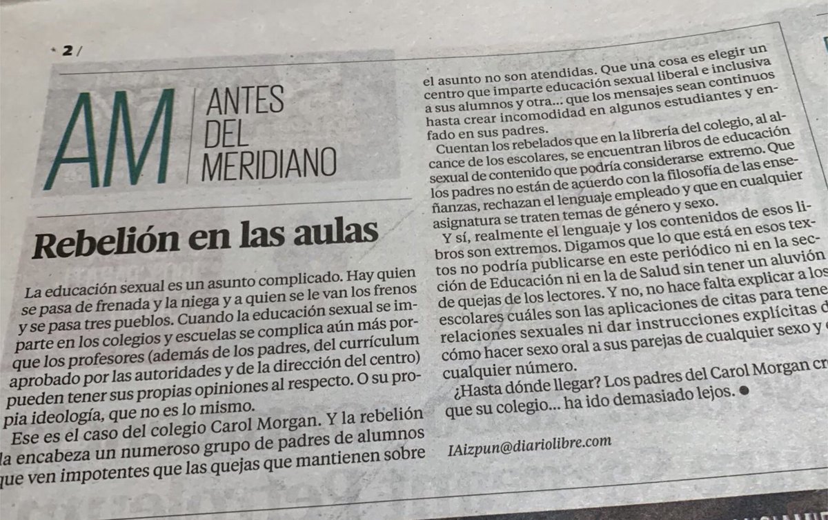radikeltotel's tweet photo. El Carol Morgan tiene años en este proceso de adoctrinamiento y lavado de cerebros; igual dos importantes universidades se han convertido en los laboratorios para imponer esta agenda "queer" por encima de quien sea y lo que sea. https://t.co/kjCkVLZq56