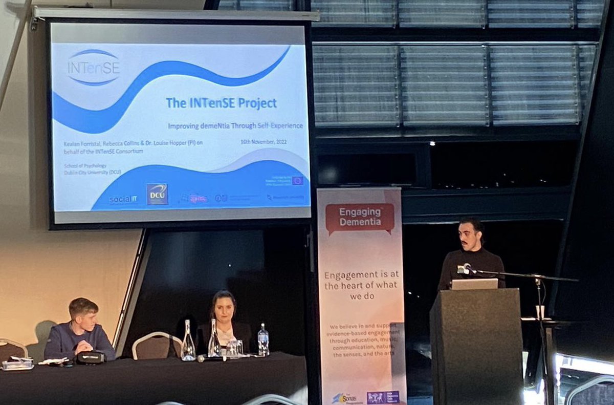 Delighted to have presented the INTenSE project alongside <a href="/Reb3cca_Collins/">Rebecca Collins</a> at the International Dementia Conference <a href="/EngagingDemIrl/">Engaging Dementia</a> today &amp; on behalf of the wider European consortium <a href="/INTenSEConsort1/">@INTenSE_Project</a>! Thank you <a href="/Hopper__Louise/">Louise Hopper</a> for the opportunity to work on this project!