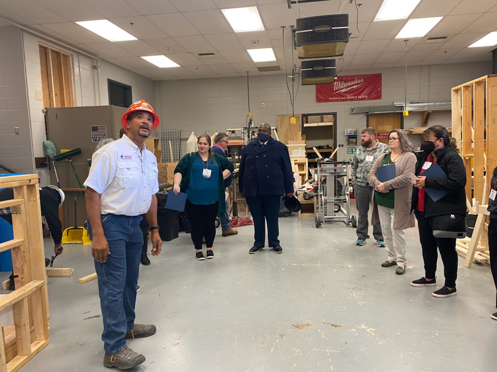GCPSCTE's tweet photo. Our College &amp; Career Academy High Schools really shined today, hosting hundreds of visitors from across the country for the NCAC conference. Students and staff showed exactly what makes #Gwinnett great! @CareerAcadsNCAC @GwinnettSchools #CTAEDelivers #TeamGCPS #NCAC2022 https://t.co/kTCzIVSrya
