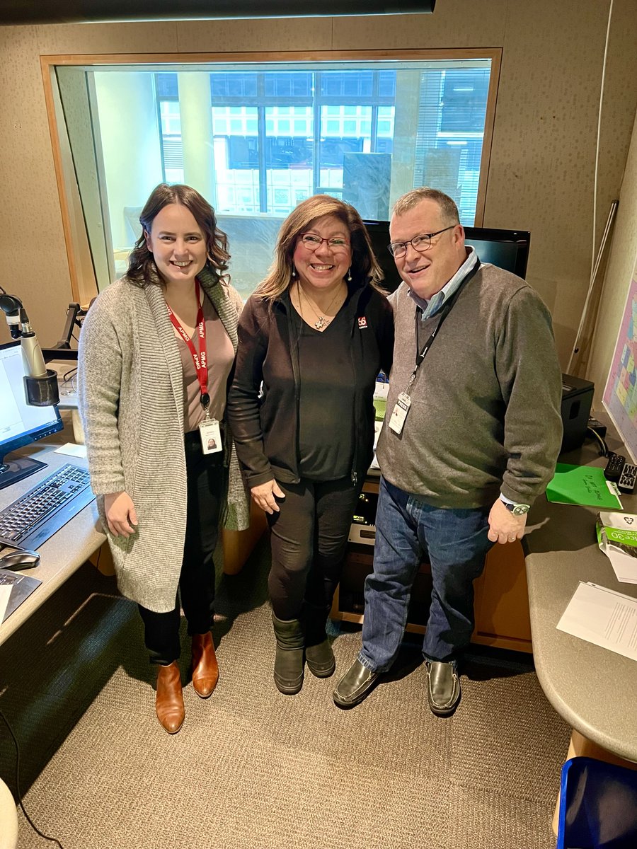 Chef_Amalia's tweet photo. @TomCrann &amp; Megan Burks Thank you so much for having me on Appetites today to talk about soccer and my favorite foods to enjoy during the World Cup! #GoDenmark #LaCopaMundial #WorldCup22 https://t.co/onY2w2Ec5J