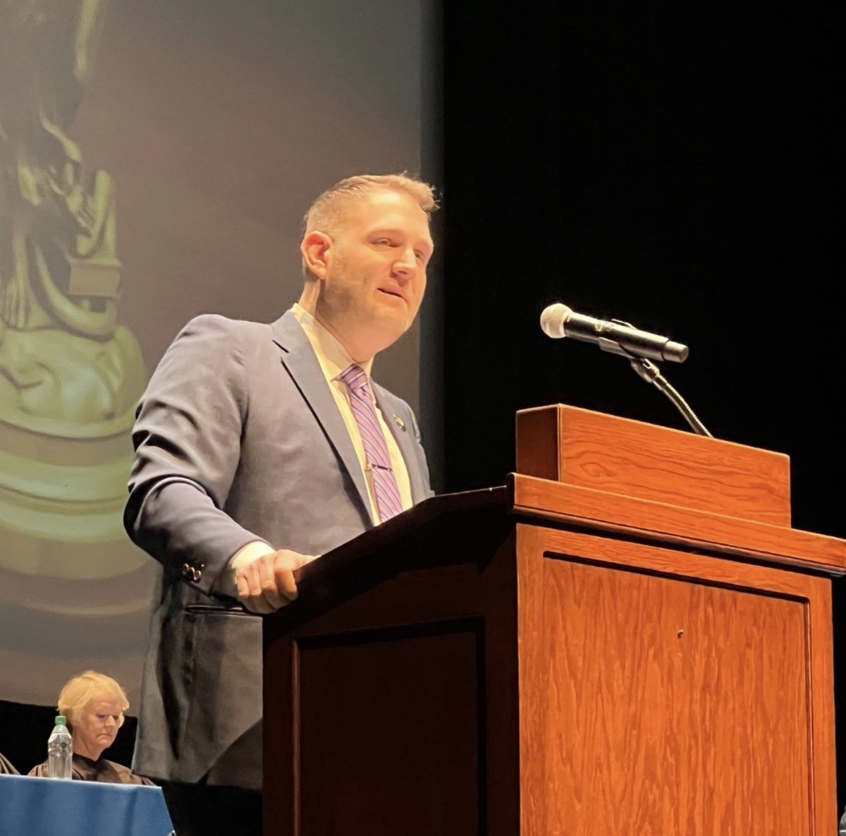 On Monday, Michael Ritter presented at an induction proceeding before the Supreme Court of Texas and Texas Court of Criminal Appeals to welcome new Texas lawyers to the practice of law and to membership in the Texas Young Lawyers Association. <a href="/RitterAppeals/">Michael J Ritter</a>  <a href="/TexYoungLawyers/">TYLA</a>