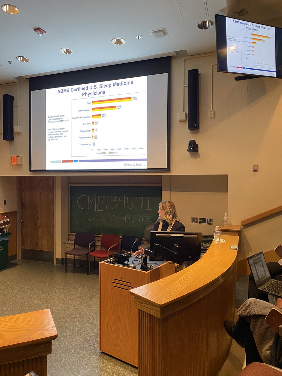 JanetHilbertMD's tweet photo. Dr Rosen @IRo1128 educating us @YalePCCSM on the imbalance between burden of #sleep disorders and caretakers and possible ways to provide patient centered care #YaleSleep https://t.co/Klp3cdp0Gq