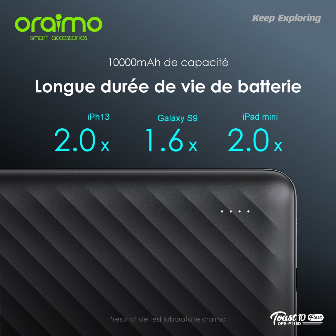 oraimocmr's tweet photo. 🤍💚oraimo Team 💚🤍

LE SAVIEZ VOUS ??

Les AniFast ont une technologie qui assurent une longue durée de vie de vos powerbank oraimo.

https://t.co/KSj6G5G8pk https://t.co/INxNnd5Cye