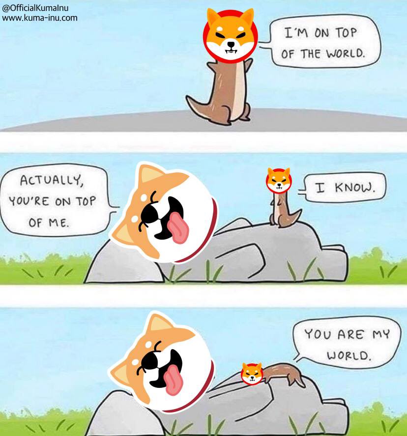 KUMASPACEX's tweet photo. @CryptoMultimill $KUMA hidden gem with loving community + #memes check us out https://t.co/l842SlmLsI https://t.co/XZ9M9V9CB8