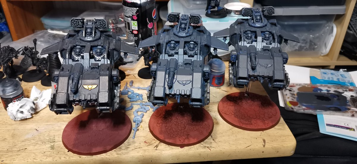 CursedDicePC's tweet photo. @WarComTeam And 3 Storm speeders and about 2000pts to ressurect my wolves in prep for the year of the wolf. Turns out my list ideas have significantly changed since last ran them. 3k already painted and only 500pts has made the potential list cut 😂 https://t.co/wssrvLkeUT