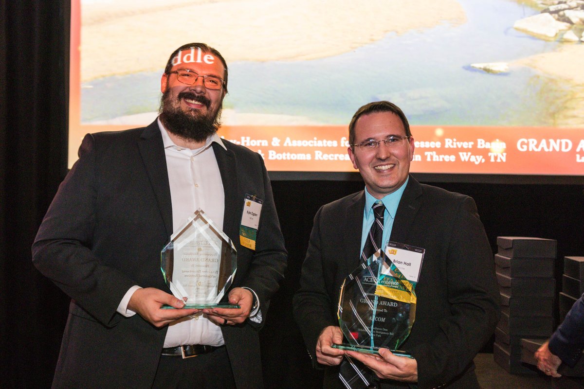 AECOMEnvWater's tweet photo. Congratulations to #TDEC and @TennStateParks on having the Lake Woodhaven #Dam Rehab at Montgomery Bell State Park receive the Grand Award for Water Resources-Small Projects from @ACECTN #AECOM #Water #Rehabilitation https://t.co/sI0HfZEhpz