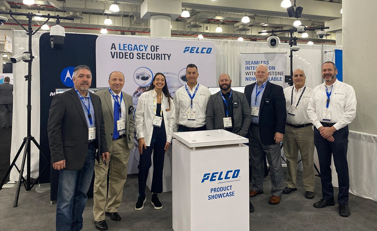 MotoSolutions's tweet photo. Are you at #ISCEast? See the advanced tech from #MotorolaSolutions @PelcoVideo, including:
🔢 VideoXpert﹣@Calipsa_io #AI-powered #analytics
📹 Upcoming Sarix Pro 4
💪 Ruggedized #Videotec cameras ft. thermal imaging &amp; illumination capabilities
See more: https://t.co/muNmRfuoq9 https://t.co/C1q2qtCDLn