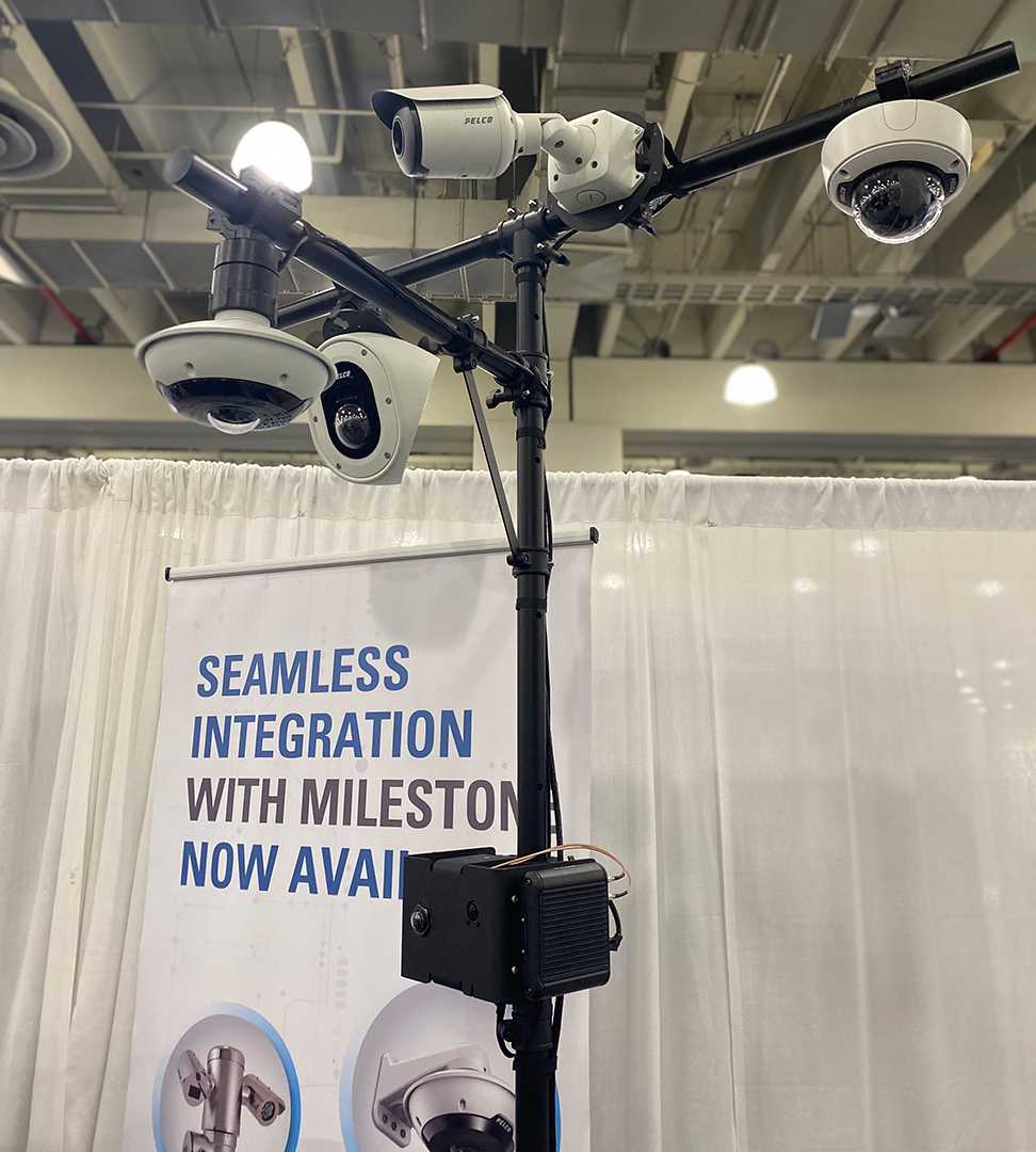 MotoSolutions's tweet photo. Are you at #ISCEast? See the advanced tech from #MotorolaSolutions @PelcoVideo, including:
🔢 VideoXpert﹣@Calipsa_io #AI-powered #analytics
📹 Upcoming Sarix Pro 4
💪 Ruggedized #Videotec cameras ft. thermal imaging &amp; illumination capabilities
See more: https://t.co/muNmRfuoq9 https://t.co/C1q2qtCDLn