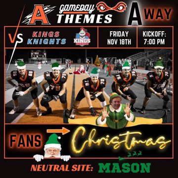 The @AHSRowdies have spoken…FRIDAY game theme: Christmas.🔴🟢
The best way to spread Raptor cheer, is by yelling LOUD for all to hear. 🗣🎄#themostwonderfultimeoftheyear #bethere #beloud #getROWDY