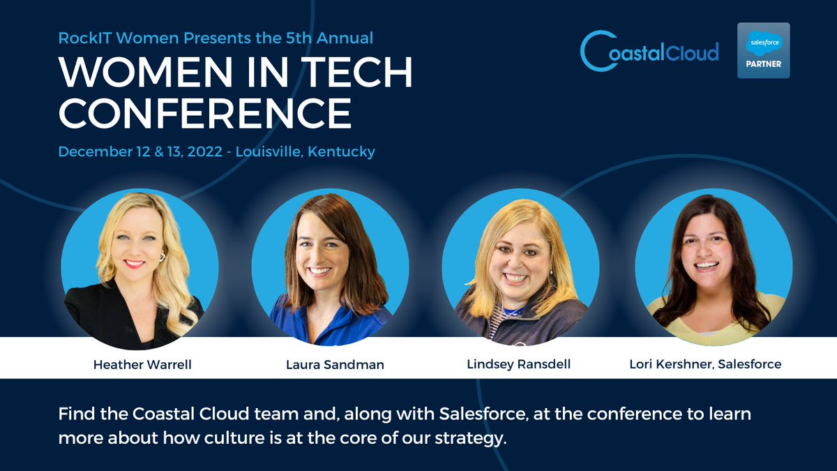 Coastal (@coastalcloud_us) on Twitter photo Coastal Cloud is the only female-owned Platinum Partner of #Salesforce, so we are thrilled to host a booth at the <a href="/RockItWomen/">RockIt Women</a> in Tech Conference on December 13. Find us there to learn how culture is at the core of our strategy. @parnterforce coastalcloud.us/women/ Coastal Cloud is the only female-owned Platinum Partner of #Salesforce, so we are thrilled to host a booth at the <a href="/RockItWomen/">RockIt Women</a> in Tech Conference on December 13. Find us there to learn how culture is at the core of our strategy. @parnterforce coastalcloud.us/women/