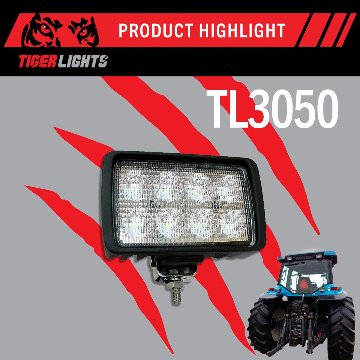 Three inches tall, six inches long, thirty-six-hundred lumens flooding the field. Our tractor cab lights have the darkness covered.
tigerlights.com/products/led-t…
#TigerLights #DevourTheNights #Tractor #Farm #Lights