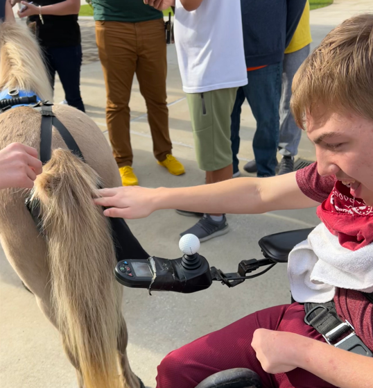 TheCoyoteWay's tweet photo. Some hands on horse therapy today during GATI! https://t.co/FtcmIL6sTU