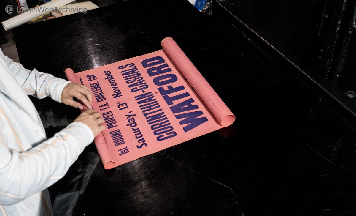 CorinthianCas's tweet photo. We began digitising our various collections of books, programmes, newsletters and posters last year after winning a grant from @townsweb.

Now we want to take the next step. If your company is interested in sponsoring the Corinthian-Casuals digital archive, get in touch! https://t.co/KjsdEZAnAn
