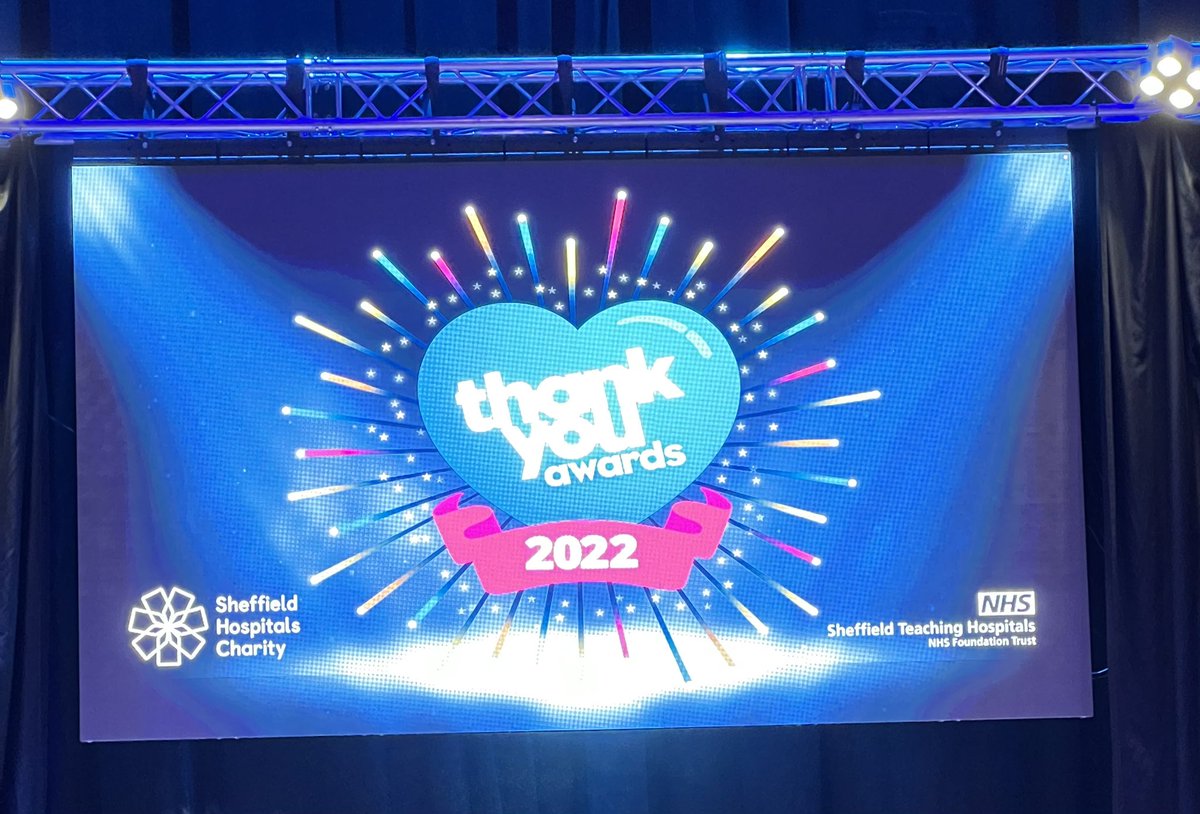jlc31589's tweet photo. Fantastic opening for the Thank You Awards @SheffieldHosp #tya2022 https://t.co/8vVZJY9w7b