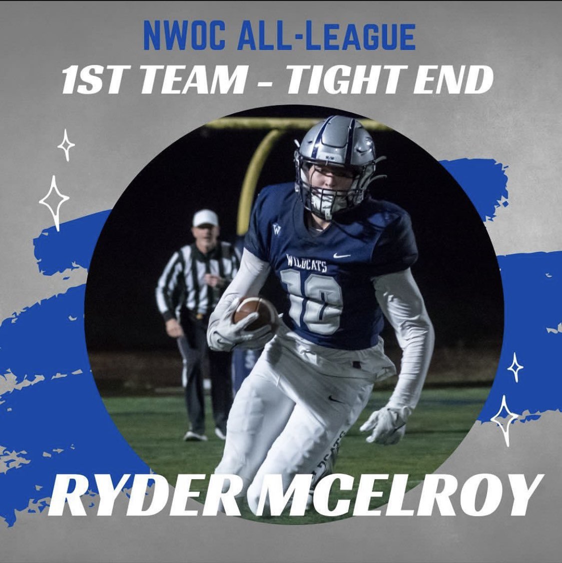 Ryder_lm's tweet photo. Honored to receive first team all league tight end! @JordanJ_ @BrandonHuffman @247Sports https://t.co/AzFn7Gdtqw