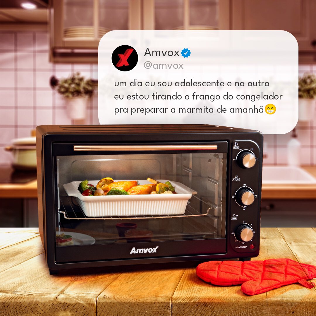 amvox_'s tweet photo. Comigo tudo fica muito mais fácil e você nem precisa se preocupar! O almoço fica pronto em poucos minutos. 

Quem tem uma Amvox, tem tudo. ❤ 

#Amvox #AmvoxBrasil #AmvoxLar #VidaAdulta https://t.co/8p42n5Pzmz