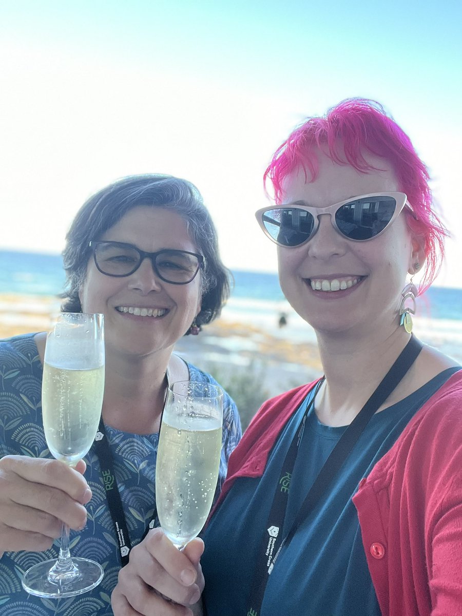 ninatopes's tweet photo. Taking a breath and basking in the supportive collaborations and friendships that #Isotope #science offers with @cescamcinerney 👸The #WomeninScience bonds are strong! 💪🏋️‍♀️👩‍🔬#AEIC2022 https://t.co/ItjxE8X0J8
