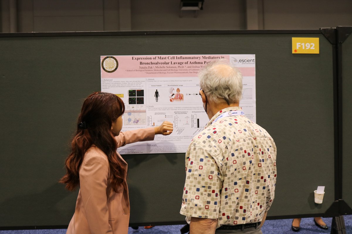 PATHSUCSD's tweet photo. Shoutout to P4 Scholar Natalie Pok for presenting her poster at the @ABRCMS Conference in Molecular and Cell Biology! Natalie's presentation was on the Mast Cell Inflammatory Mediators in the Bronchoalveolar Lavage of Asthma Patients.
#ABRCMS #STEM #PATHSProgram #UCSanDiego https://t.co/0QxEAruokz